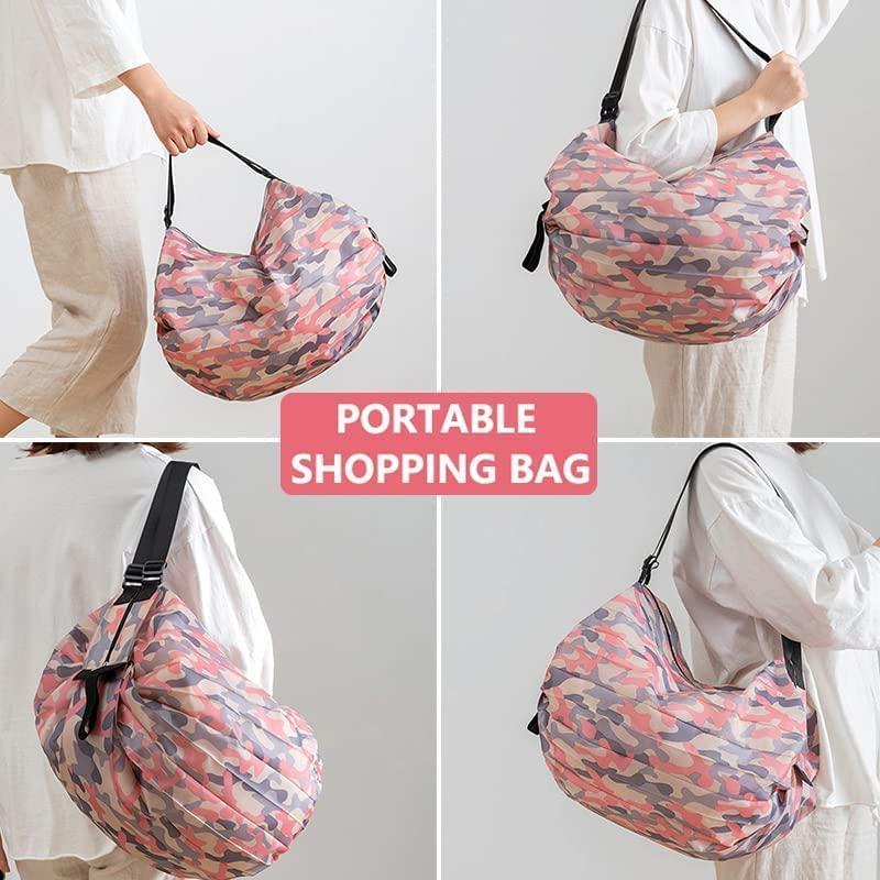 Foldable Shopping Handbag – Waterproof Travel Tote Bag